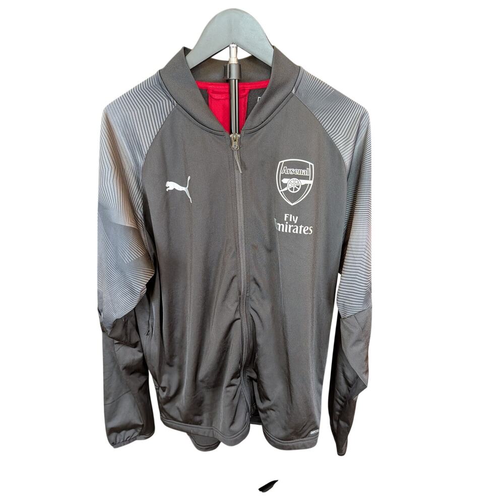 Puma Arsenal FC Track Jacket Mens Large  Full Zip DryCELL Soccer Football